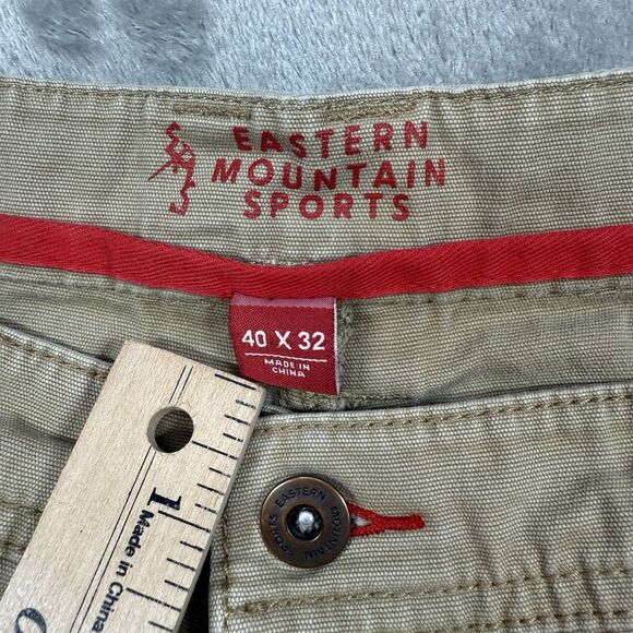 Eastern Mountain Sports Fencemender Pants 40X32 Khaki Cotton Workwear Utility - Picture 8 of 12